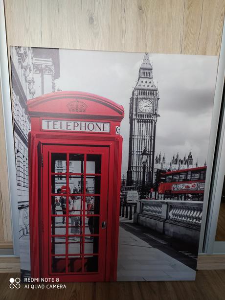 Veľký obraz londýnska telefónna búdka, 