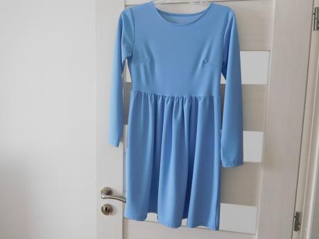 Bledo modré šatočky -38v,, 38