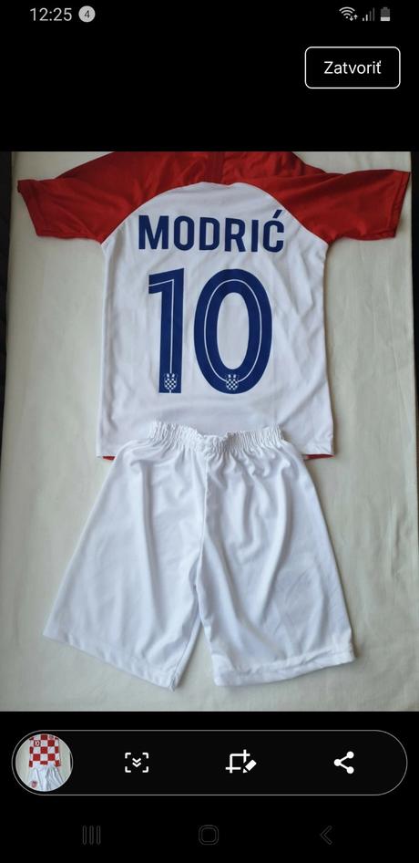 Futbalovy dres modric, 104