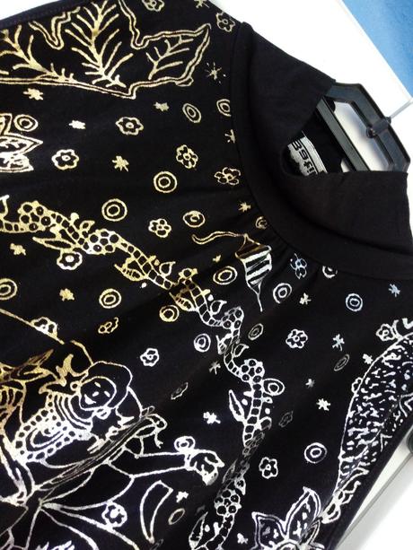 Krasny elegantny top m/l, batik, m
