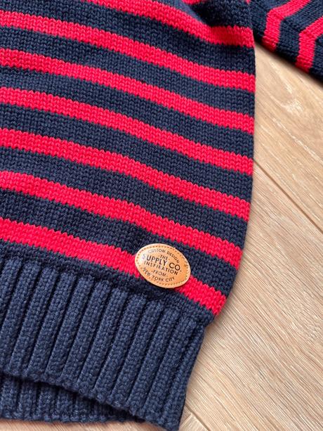 Pulóver s pásikmi, h&m,104