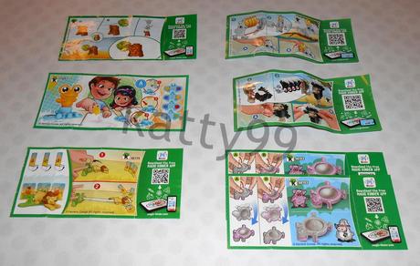 Návody od kinder hračiek,