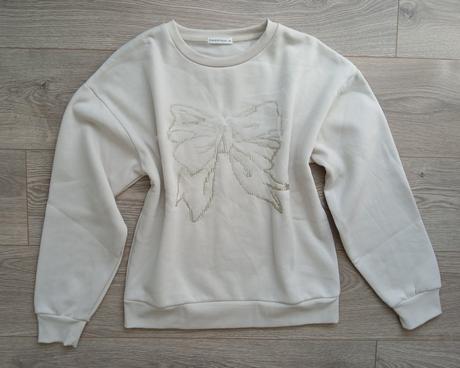 Bezova mikina s vysivkou, m