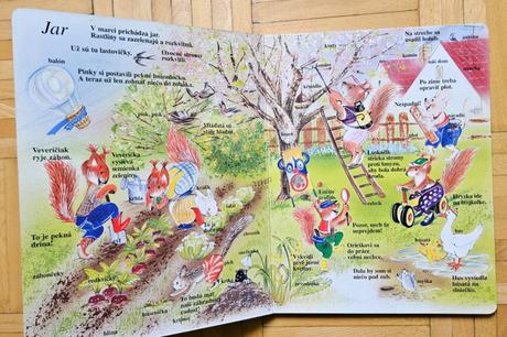 Detská kniha 's veveričkou do prírody', 