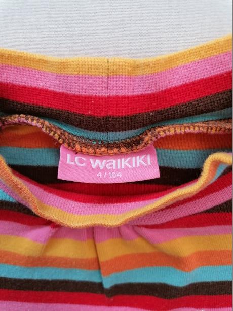 Tricko so stojačikom pasikave, 104