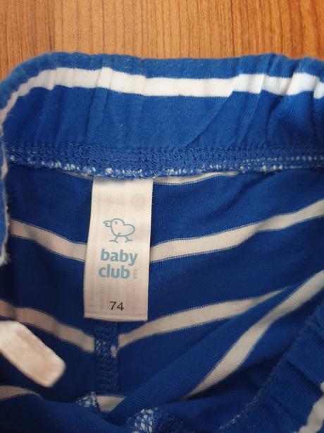 Tričko a kraťasky, baby club,74