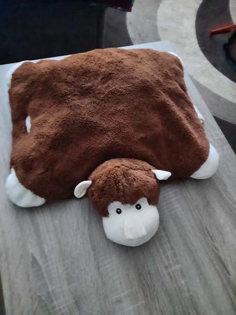 Macko plysovy vankušik,