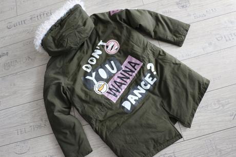 Zimná predĺžená bunda, zara,164