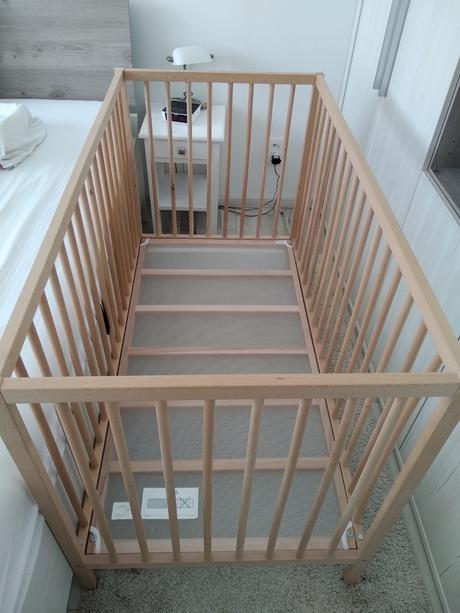 Detská postieľka ikea s matracom, šírka (cm): 60,dĺžka (cm): 120