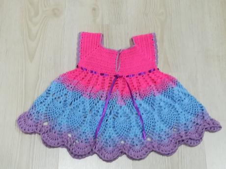 Detské háčkované šaty 16, 