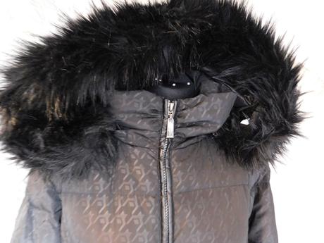 Kvalitna zimna perova predlzena bunda/kabat, 38