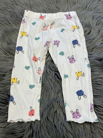 Dievčenské pyžamové nohavice so zajačikmi, f&f,98