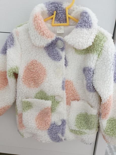 Teddy kabátik, h&m,98