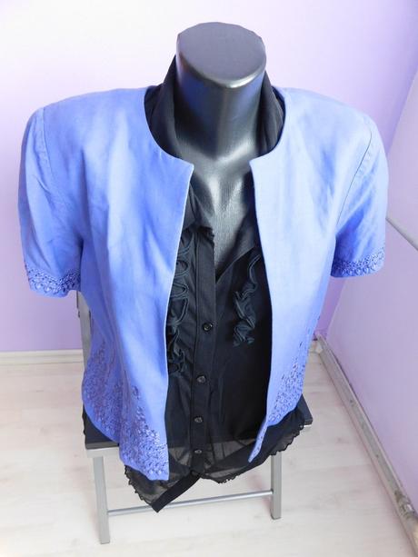 Tmavofialové sako l/xl, xl