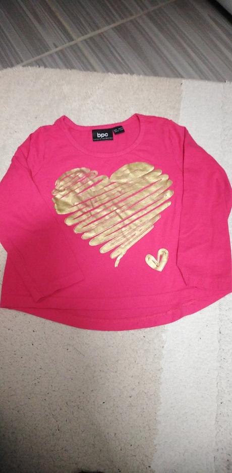 Tričko s dlhým rukávom, bonprix,110