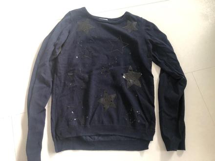 Pulover s hviezdickami, h&m,134