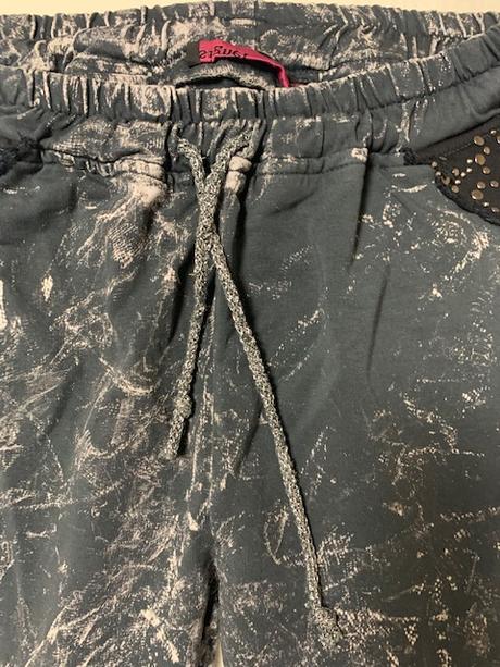 Modrosivá batikovaná tepláková súprava, m