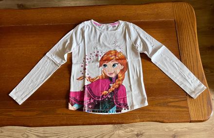 Tričko anna ľadové kráľovstvo 134/140, h&m,134