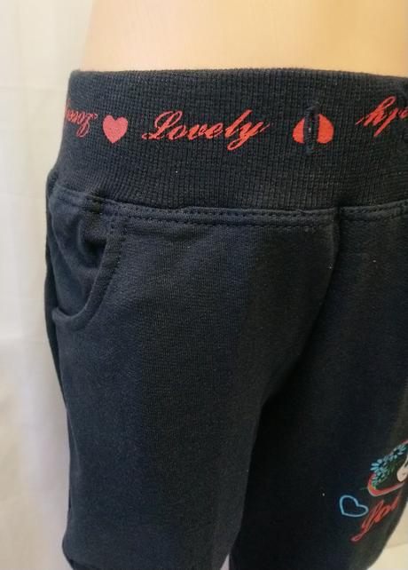 Tmavo sivé tepláky lovely, n-feel, 98-104 cm, 104