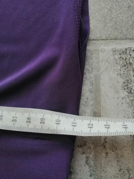 Luxus fialový overal chantall,v40,hodváb.polyester, chantall,40