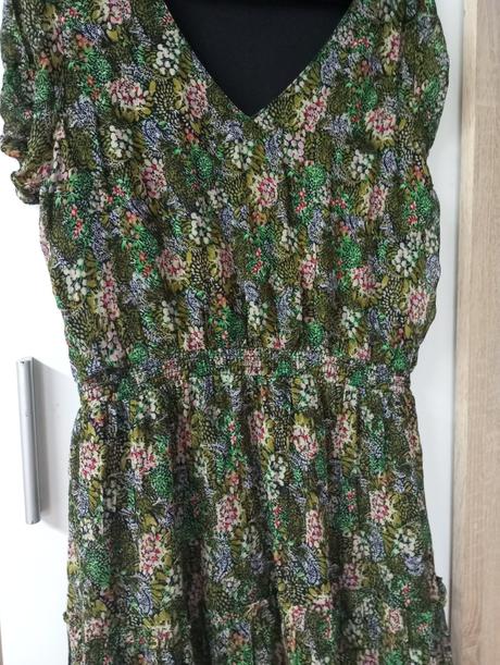 Dlhé šaty krátky rukav, tesco,38