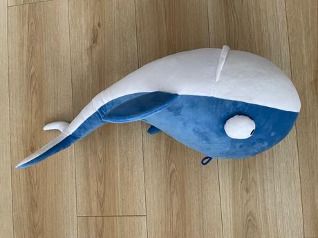 Veľká plyšová veľryba 75cm ako nová, 