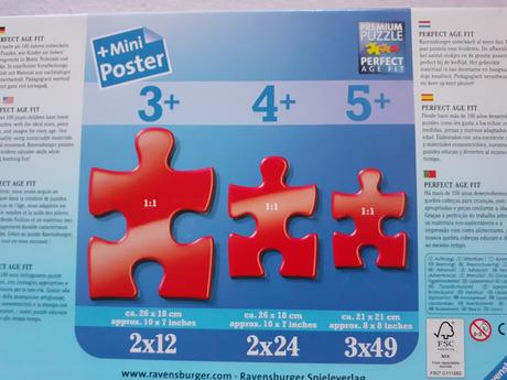 Puzzle frozen 3 v 1, 