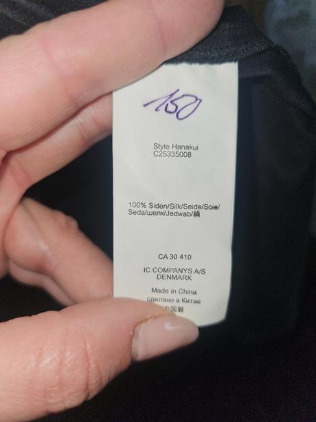 Saty zo 100 percent  hodváb pc 150 eur, xl