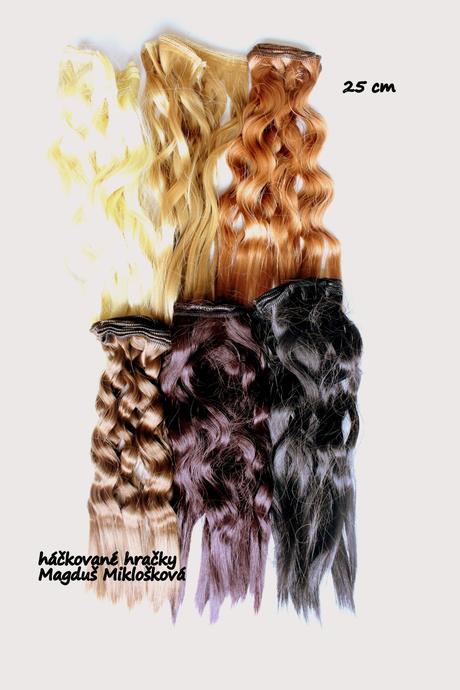 Vlasy pre handmade tvorbu,