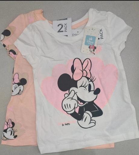 Dvojbalenie tričiek minnie, disney,80