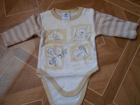 Body s dlhým rukávom macko pooh, disney,74