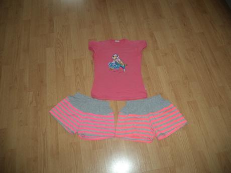 Tričko a 2 kraťasy, 140, 140