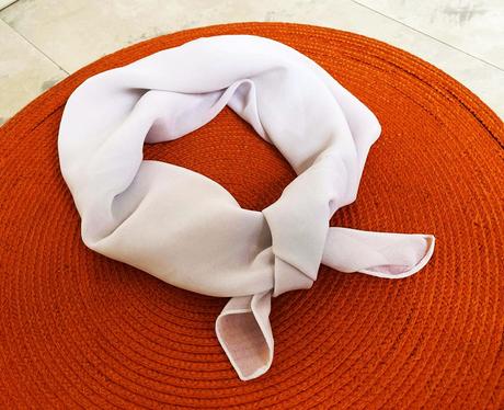 Jemná žoržetová šatka, l