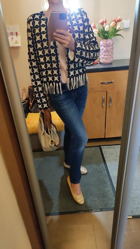 Dámske otvorené sako, h&m,l