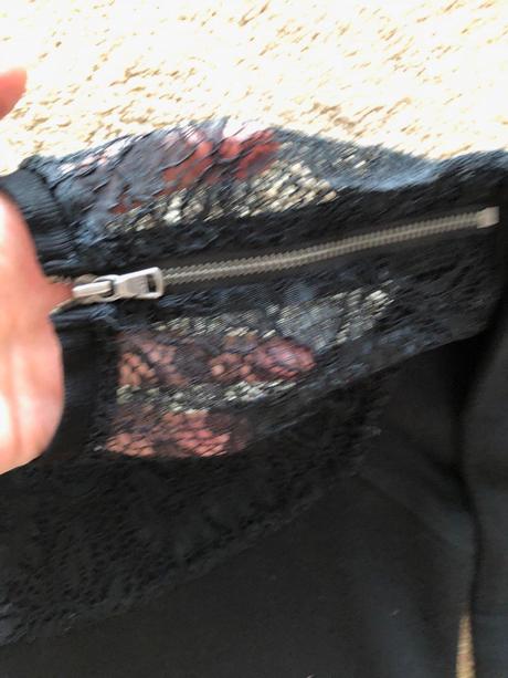 Guess čierny pulóver mikina s krajkou pc 80 e, guess,s