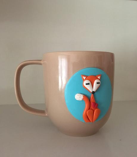 Šálka s motívom lisky, 