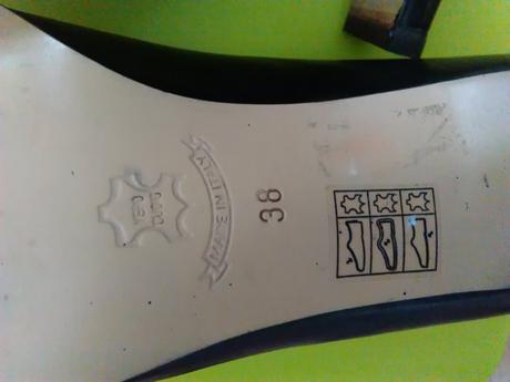 Kožené poltopánky na vyššom opätku č. 38, 38