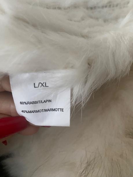 Luxusna vesticka s pravou kozusinkou m/l, m