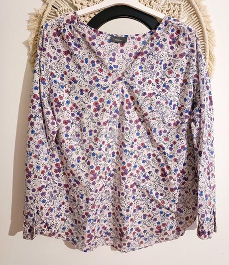 Kvietkovaná blúzka, c&a,xl