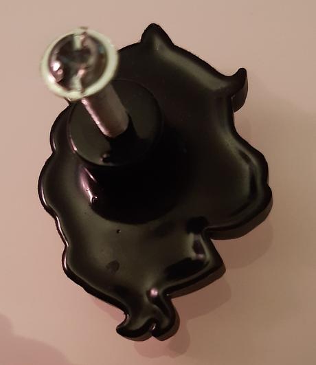 Ruzova uchytka konik+2 koncovky na garnize, 