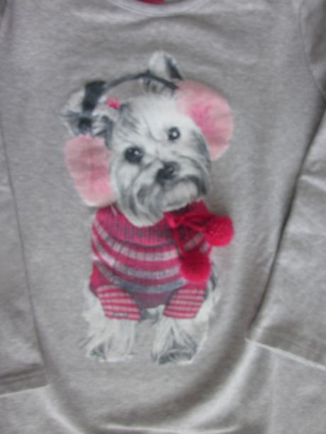 Tričko so psíkom - málo nosené, 128