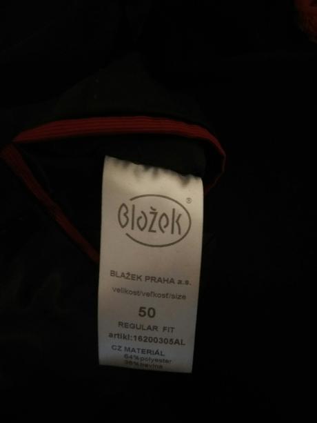 Pánsky pášť blažek, 50