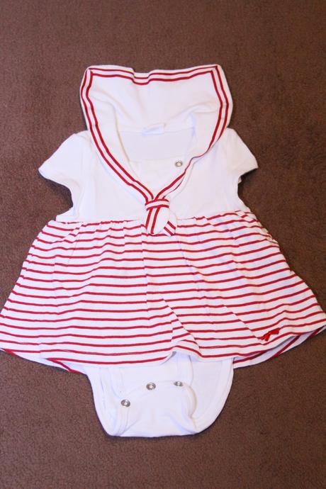 Námornícke šaty, h&m,62