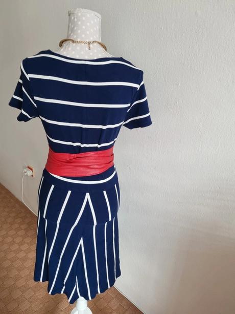 Pruhované úpletové šaty gant veľ. s, gant,s