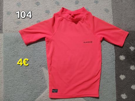 Uv tricko na kupanie 104, decathlon,104