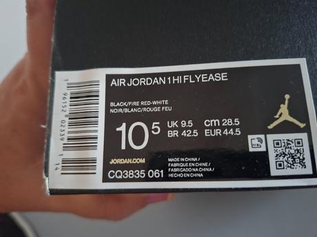 Air jordan 1hi flyease, nike,44
