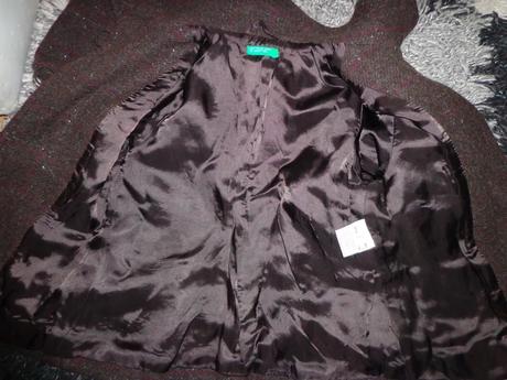 Kabát zn. benetton vel. tak na 2-3r, nenosený, benetton,98