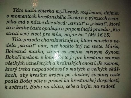 Ked stratiť znamená získať, 