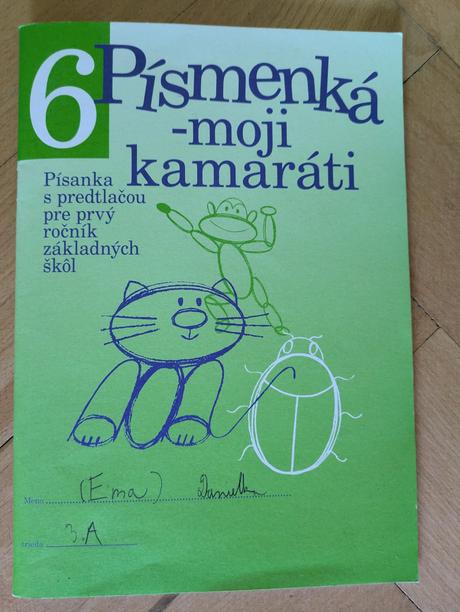 Pracovné zošity na písanie pre 1.rocnik, 