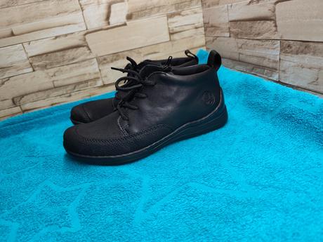 Rieker 37 -dámske čierne  zateplené topánky, rieker,37